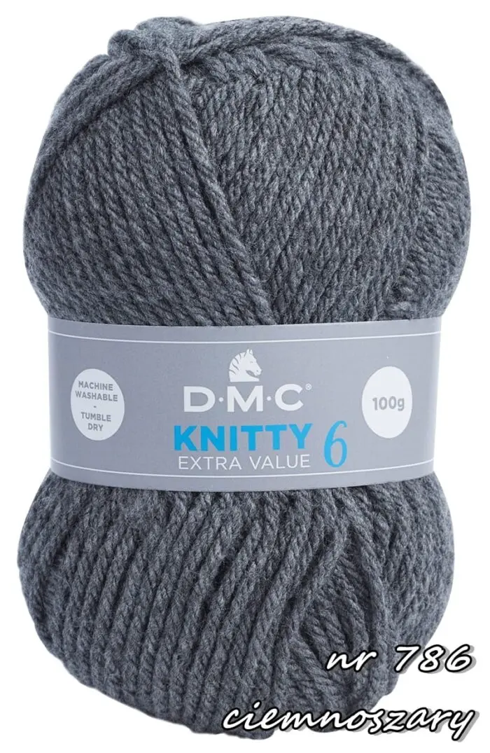 Włóczka DMC KNITTY 6 100g/137m - 100% akryl