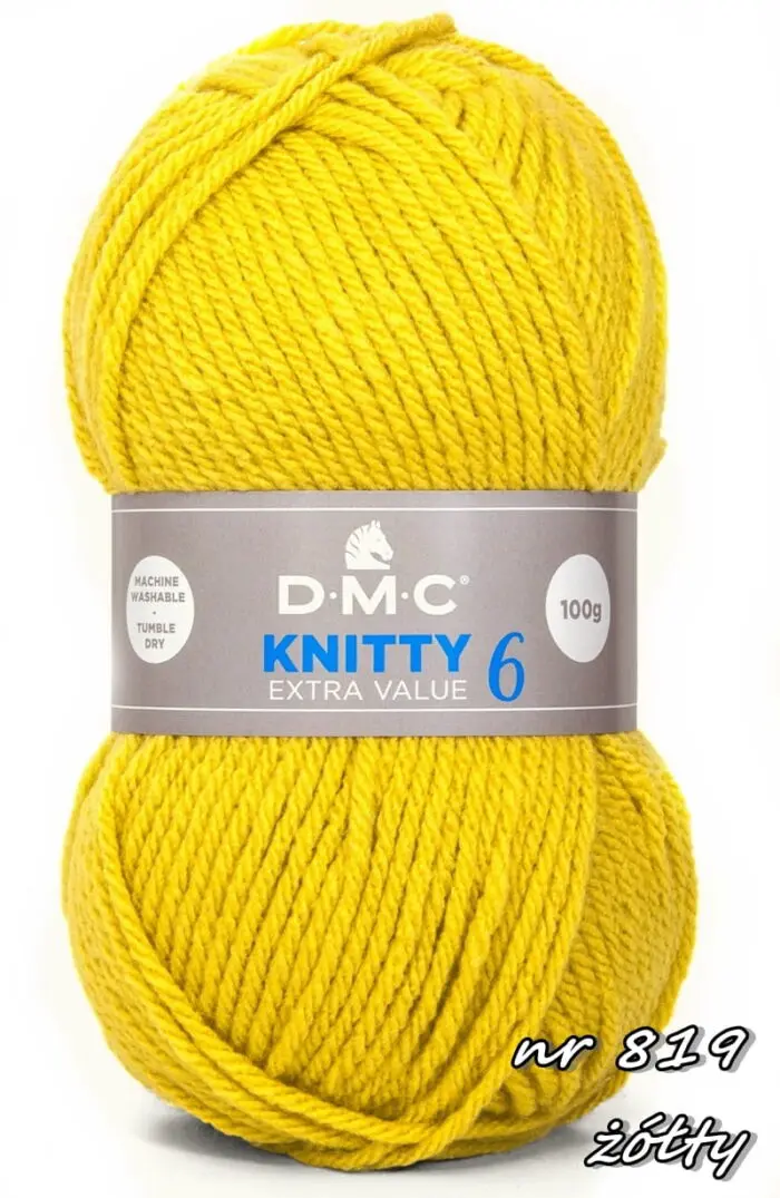 Włóczka DMC KNITTY 6 100g/137m - 100% akryl