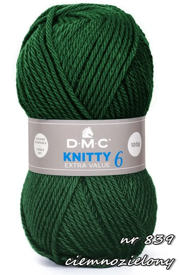 Włóczka DMC KNITTY 6 100g/137m - 100% akryl