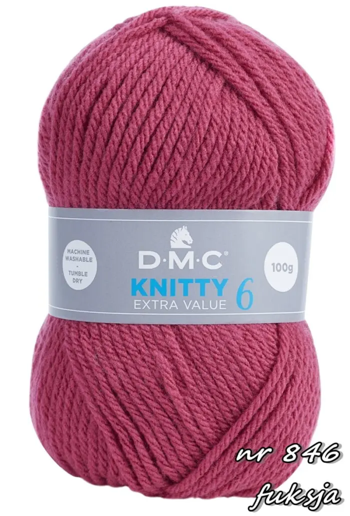 Włóczka DMC KNITTY 6 100g/137m - 100% akryl