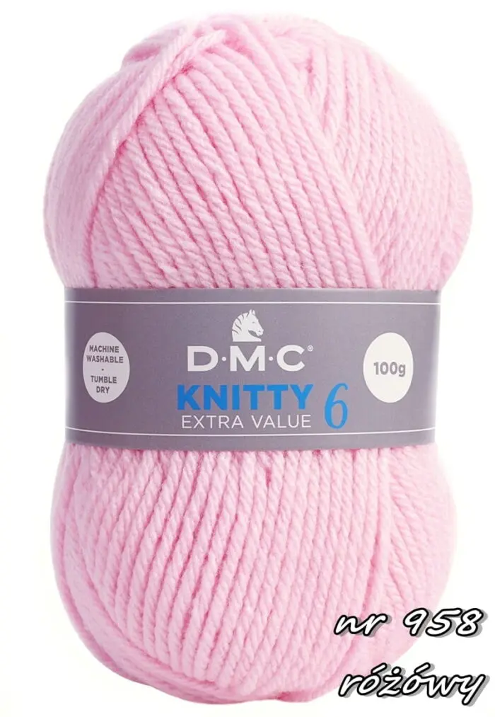 Włóczka DMC KNITTY 6 100g/137m - 100% akryl