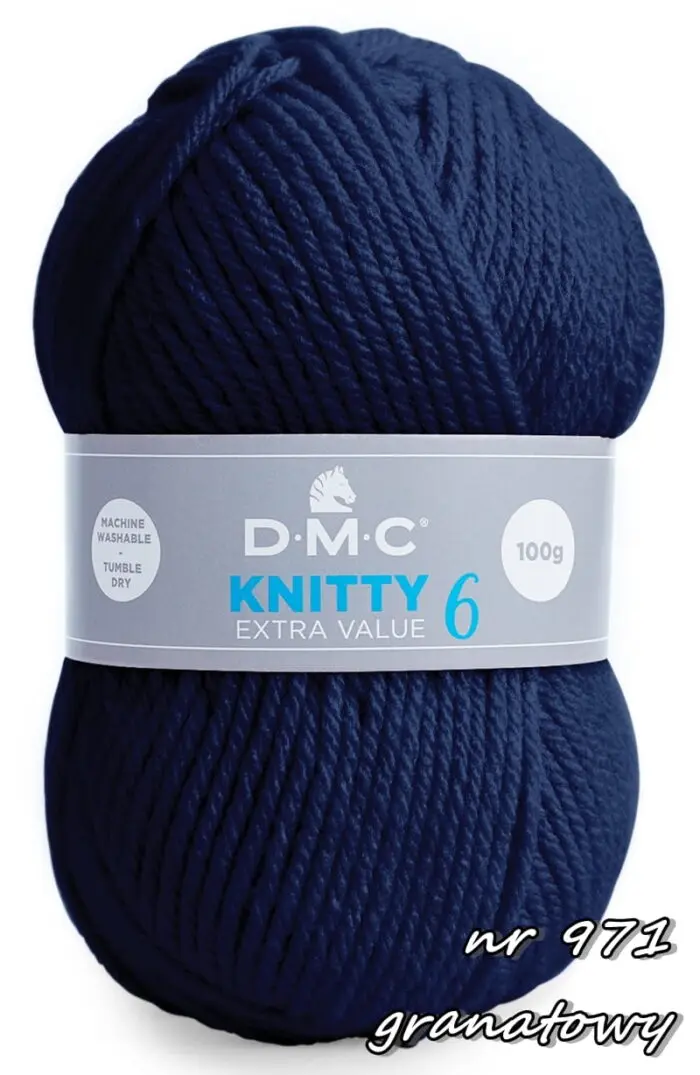 Włóczka DMC KNITTY 6 100g/137m - 100% akryl