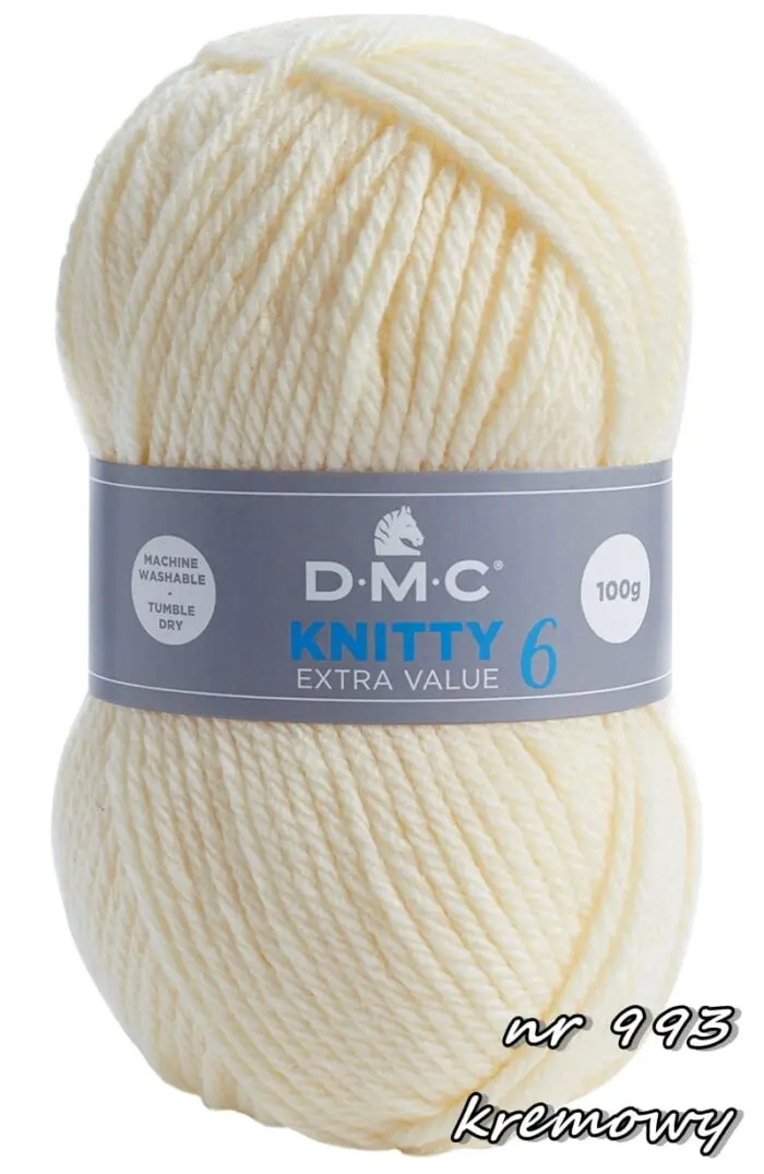 Włóczka DMC KNITTY 6 100g/137m - 100% akryl