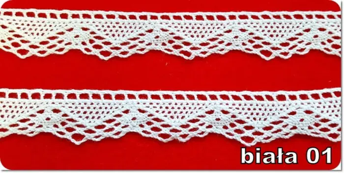 KORONKA POLIESTROWA 26 mm (D287) RÓŻNE KOLORY