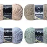 Włóczka Nako SPAGHETTI 100g/60m - akryl + wełna