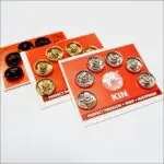 Zatrzaski metalowe 9mm (2) 6szt