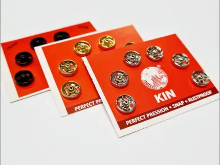 Zatrzaski metalowe 8mm (1) 6szt