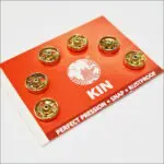 Zatrzaski metalowe 8mm (1) 6szt