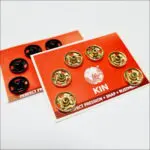 Zatrzaski metalowe 10mm (3) 6szt