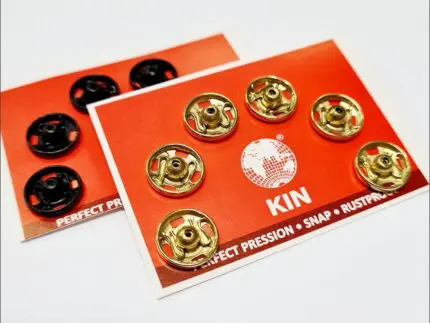 Zatrzaski metalowe 10mm (3) 6szt