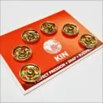 Zatrzaski metalowe 10mm (3) 6szt