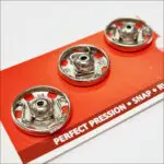 Zatrzaski metalowe 15mm (6) 3szt