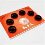 Zatrzaski metalowe 7mm (1/2) - 6szt