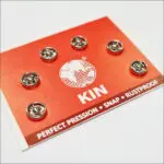 Zatrzaski metalowe 5mm (2/0) 6szt