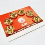 Zatrzaski metalowe 11,5 mm (4) 6szt