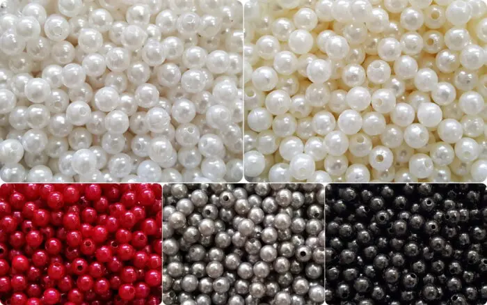 Koraliki PEREŁKI 6mm opakowanie 60szt