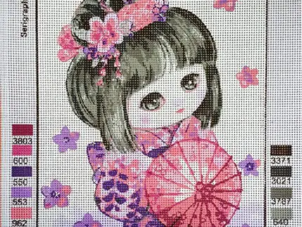 Kanwa z nadrukiem MAŁA GEJSZA (6313)