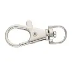 Karabińczyk metalowy SREBRNY rybka 9mm