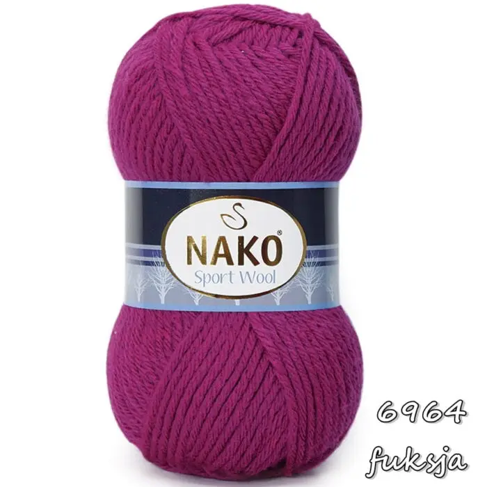 Włóczka Nako SPORT WOOL 100g/120m akryl + wełna