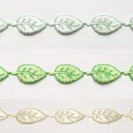 Aplikacje na taśmie LISTKI atłasowe 4/2cm (wz 24/K)