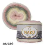 Włóczka NAKO ANGORA LUKS COLOR 150g/810m akryl + wełna + moher