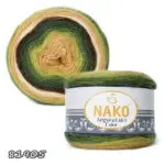 Włóczka NAKO ANGORA LUKS COLOR 150g/810m akryl + wełna + moher