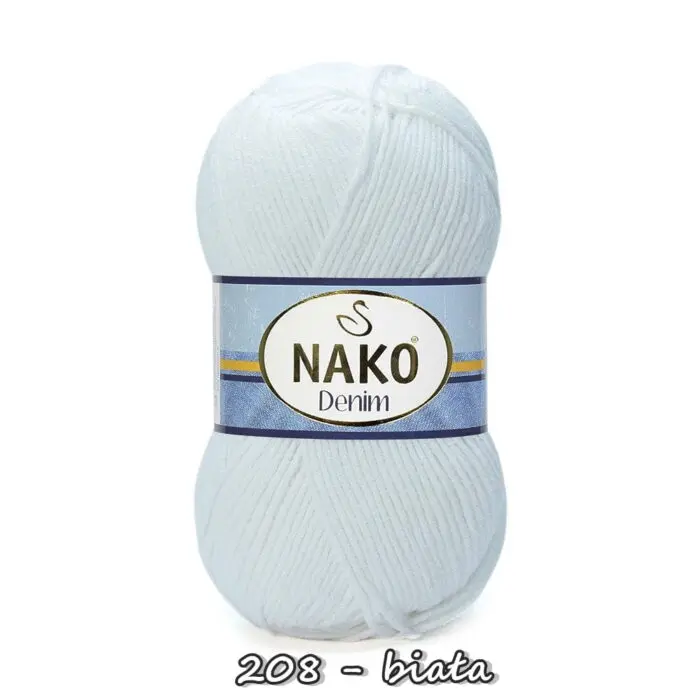 Włóczka NAKO DENIM 100g/200m - bawełna + akryl