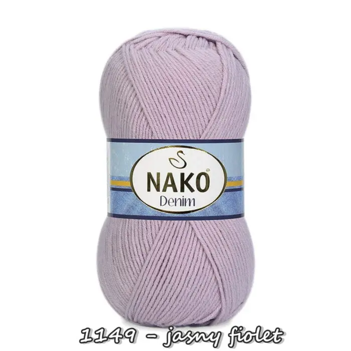 Włóczka NAKO DENIM 100g/200m - bawełna + akryl