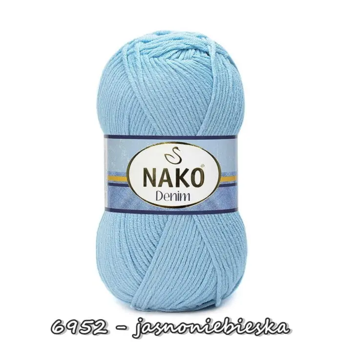 Włóczka NAKO DENIM 100g/200m - bawełna + akryl