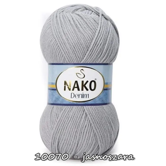 Włóczka NAKO DENIM 100g/200m - bawełna + akryl
