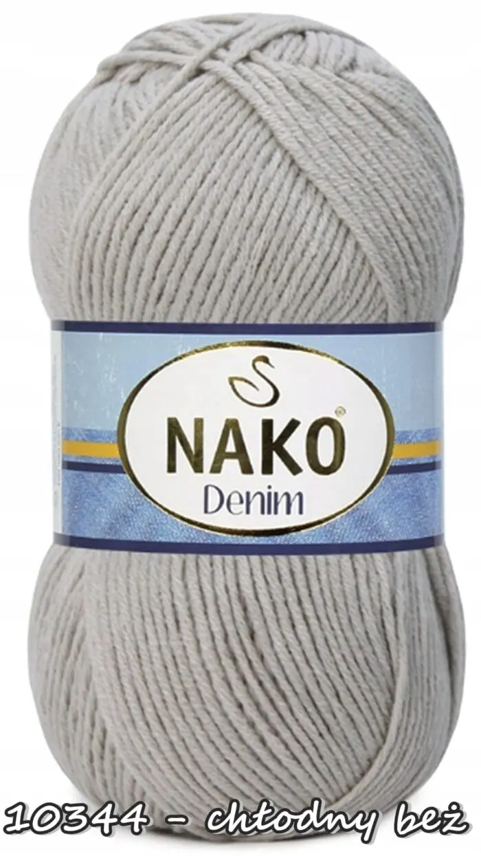 Włóczka NAKO DENIM 100g/200m - bawełna + akryl