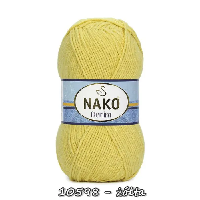 Włóczka NAKO DENIM 100g/200m - bawełna + akryl