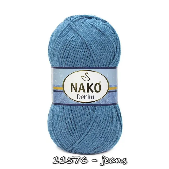 Włóczka NAKO DENIM 100g/200m - bawełna + akryl