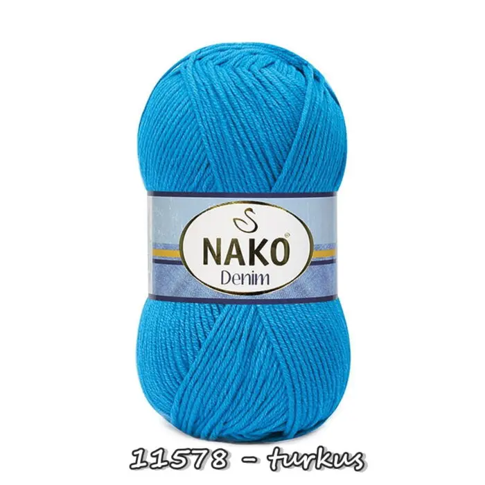 Włóczka NAKO DENIM 100g/200m - bawełna + akryl