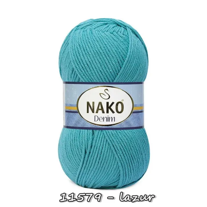 Włóczka NAKO DENIM 100g/200m - bawełna + akryl