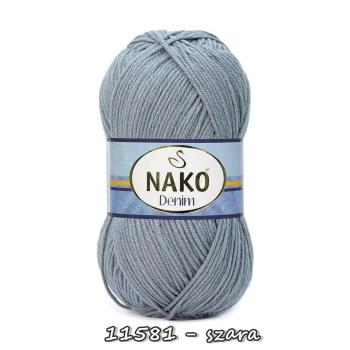Włóczka NAKO DENIM 100g/200m - bawełna + akryl
