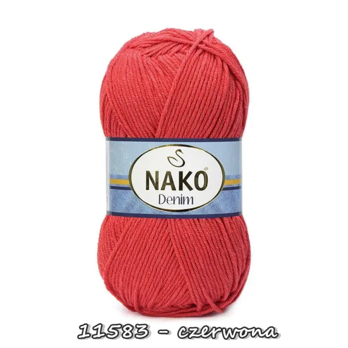 Włóczka NAKO DENIM 100g/200m - bawełna + akryl