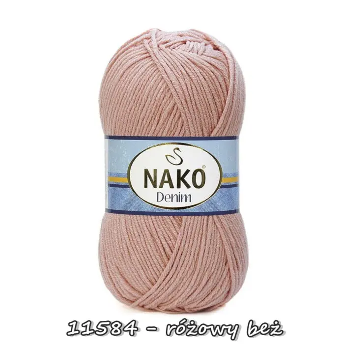 Włóczka NAKO DENIM 100g/200m - bawełna + akryl