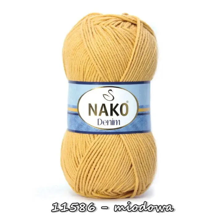 Włóczka NAKO DENIM 100g/200m - bawełna + akryl