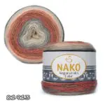 Włóczka NAKO ANGORA LUKS COLOR 150g/810m akryl + wełna + moher