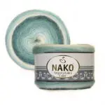Włóczka NAKO ANGORA LUKS COLOR 150g/810m akryl + wełna + moher