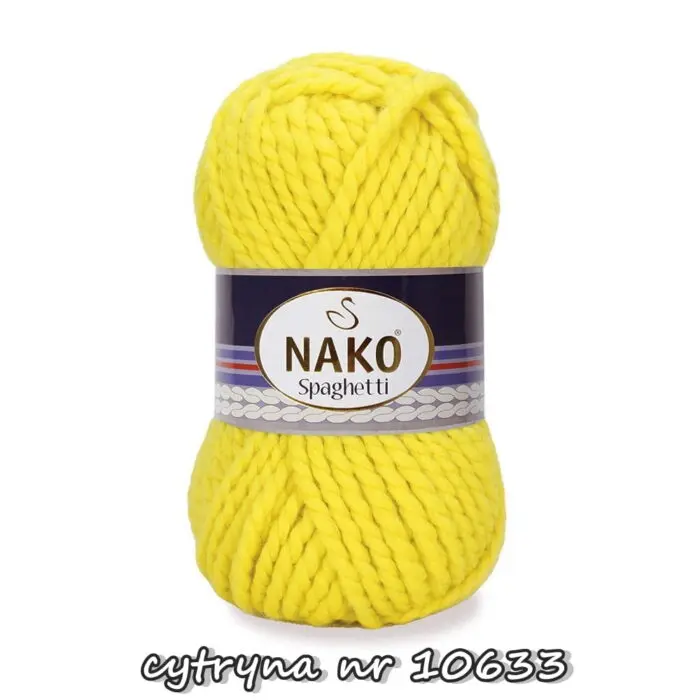 Włóczka Nako SPAGHETTI 100g/60m - akryl + wełna