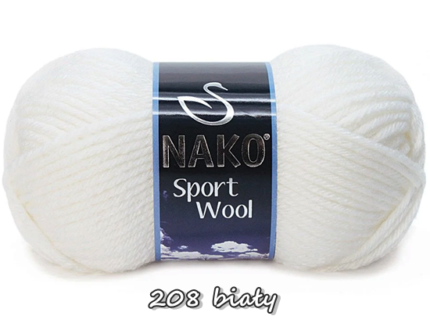 Włóczka Nako SPORT WOOL 100g/120m akryl + wełna