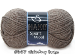 Włóczka Nako SPORT WOOL 100g/120m akryl + wełna