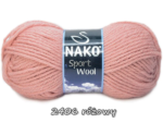 Włóczka Nako SPORT WOOL 100g/120m akryl + wełna