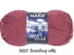 Włóczka Nako SPORT WOOL 100g/120m akryl + wełna