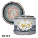 Włóczka NAKO ANGORA LUKS COLOR 150g/810m akryl + wełna + moher