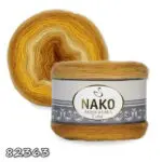 Włóczka NAKO ANGORA LUKS COLOR 150g/810m akryl + wełna + moher