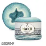 Włóczka NAKO ANGORA LUKS COLOR 150g/810m akryl + wełna + moher