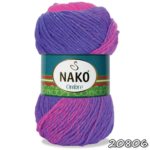 Włóczka Nako OMBRE 100g/190m - akryl + wełna